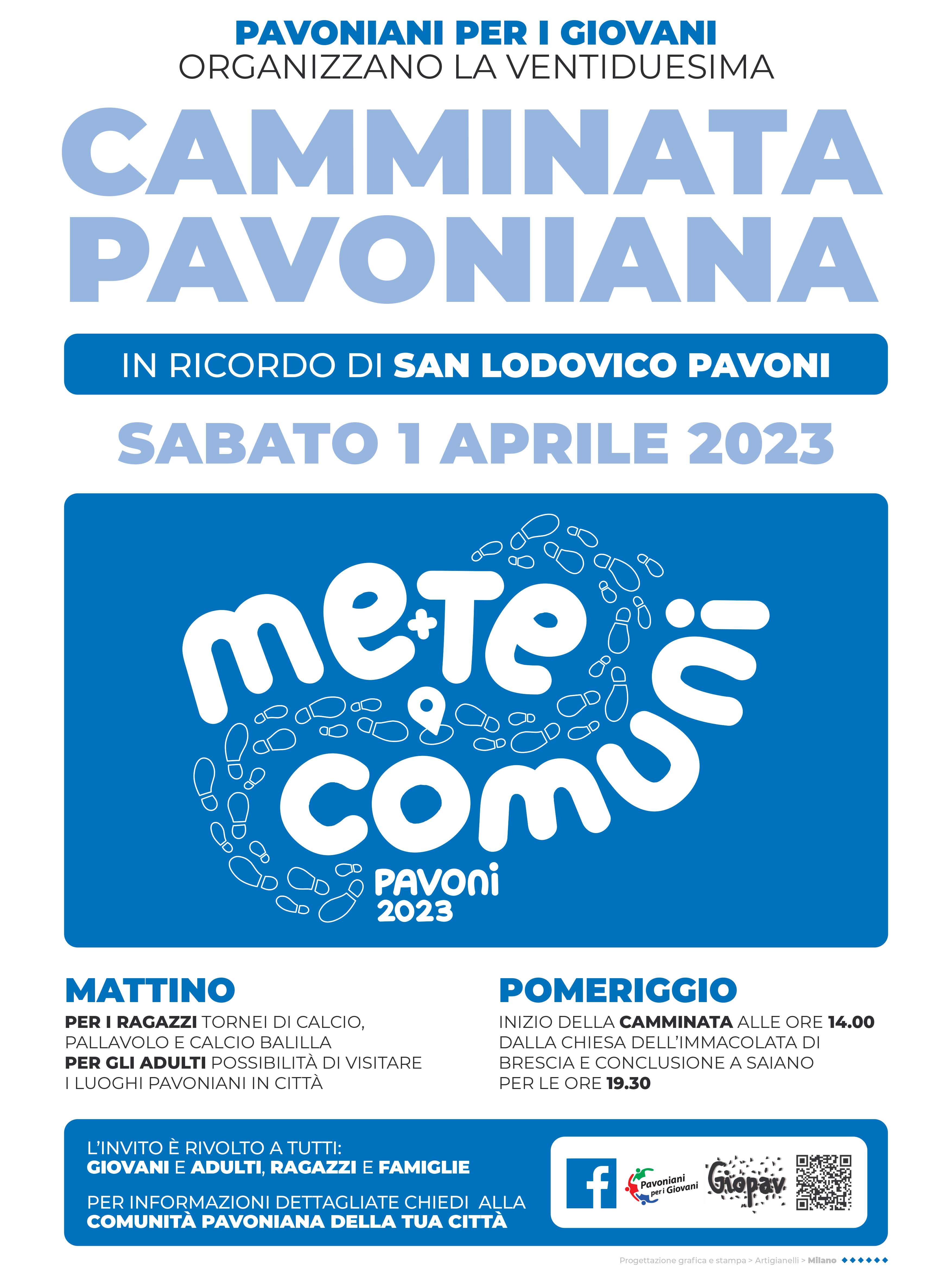 2023 Camminata Pavoniana - Locandina
